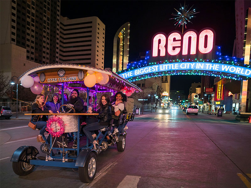 Private Bachelorette Party on the Reno Brew Bike